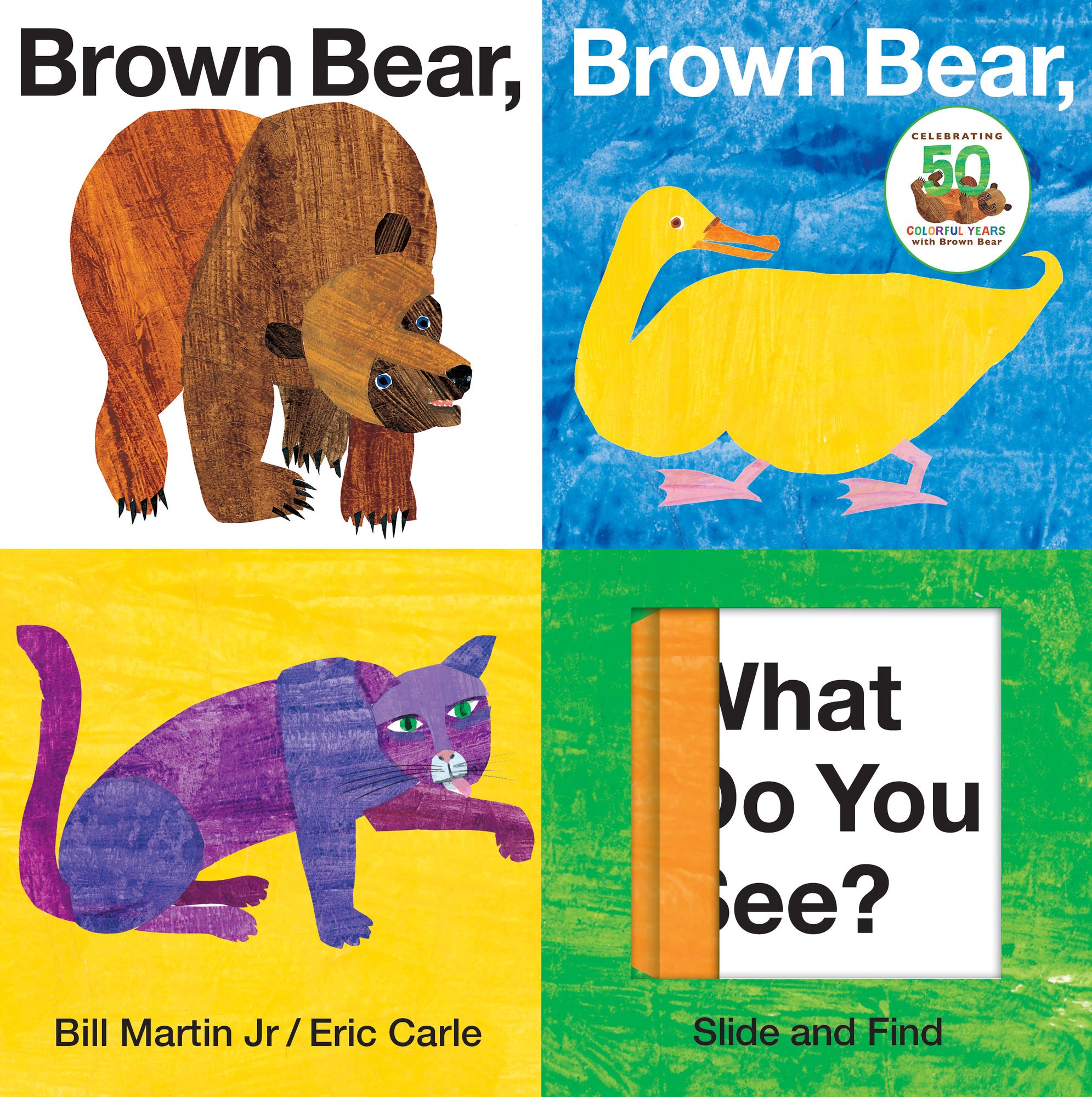Brown Bear, Brown Bear, What Do You See? Slide and Find: An interactive board book edition of the classic Eric Carle picture book
