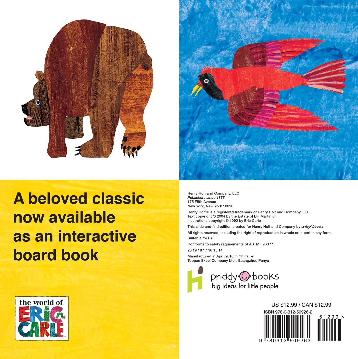 Brown Bear, Brown Bear, What Do You See? Slide and Find (Brown Bear and Friends): An interactive board book edition of the classic Eric Carle picture book
