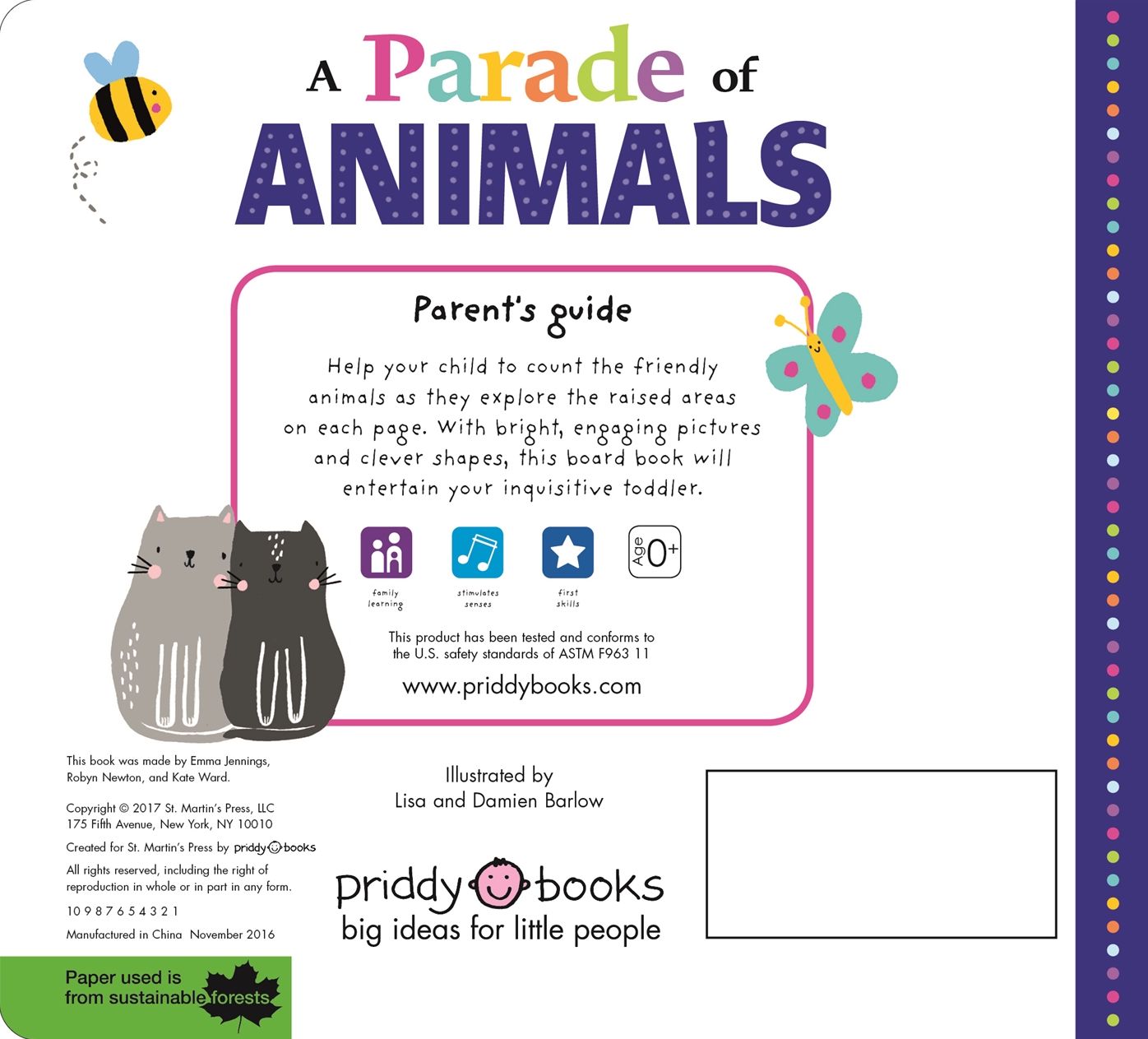 Picture Fit Board Books: A Parade of Animals: A Clever Counting Book
