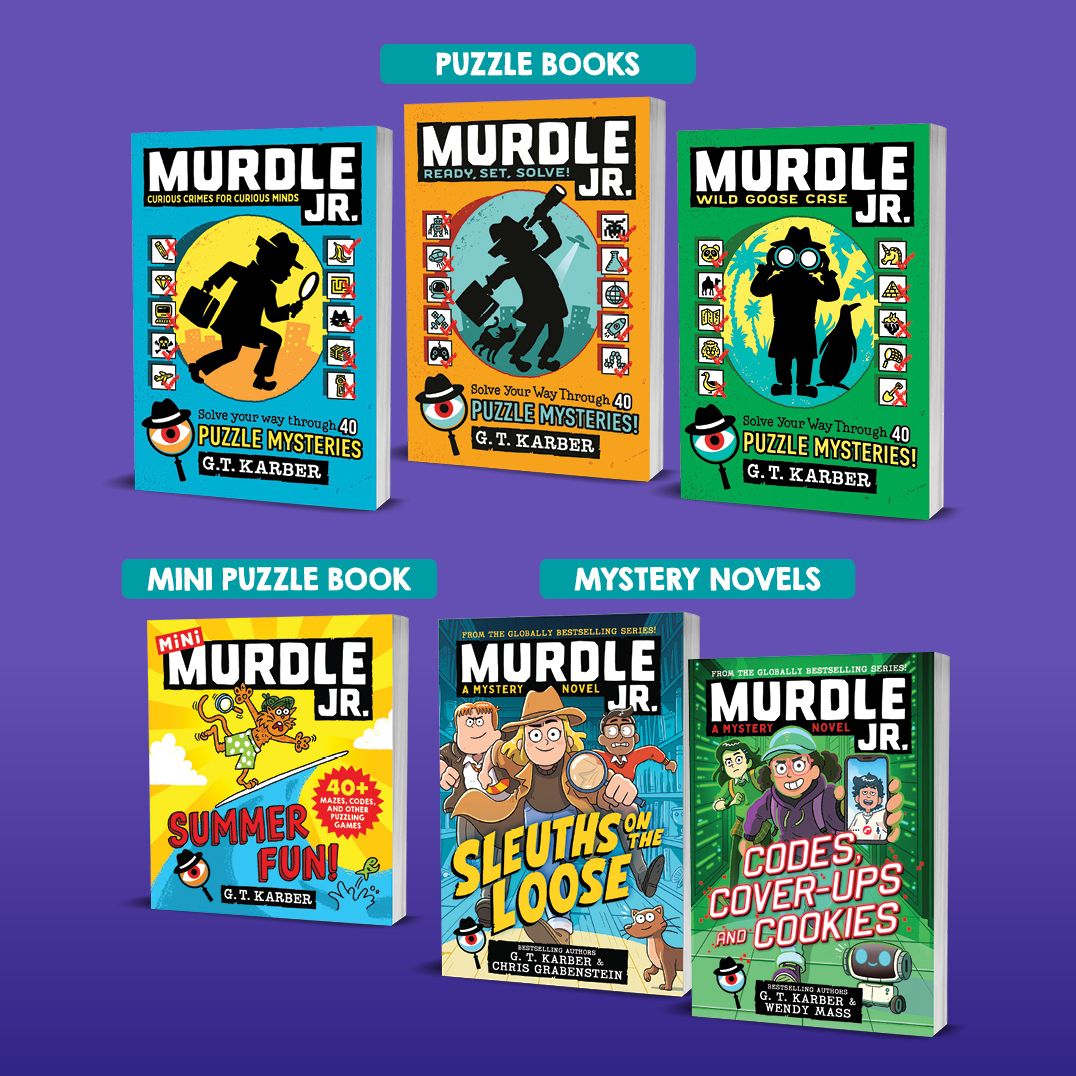 Murdle Jr.: Curious Crimes for Curious Minds: Solve Your Way Through 40 Puzzle Mysteries! (B&N Exclusive Edition)