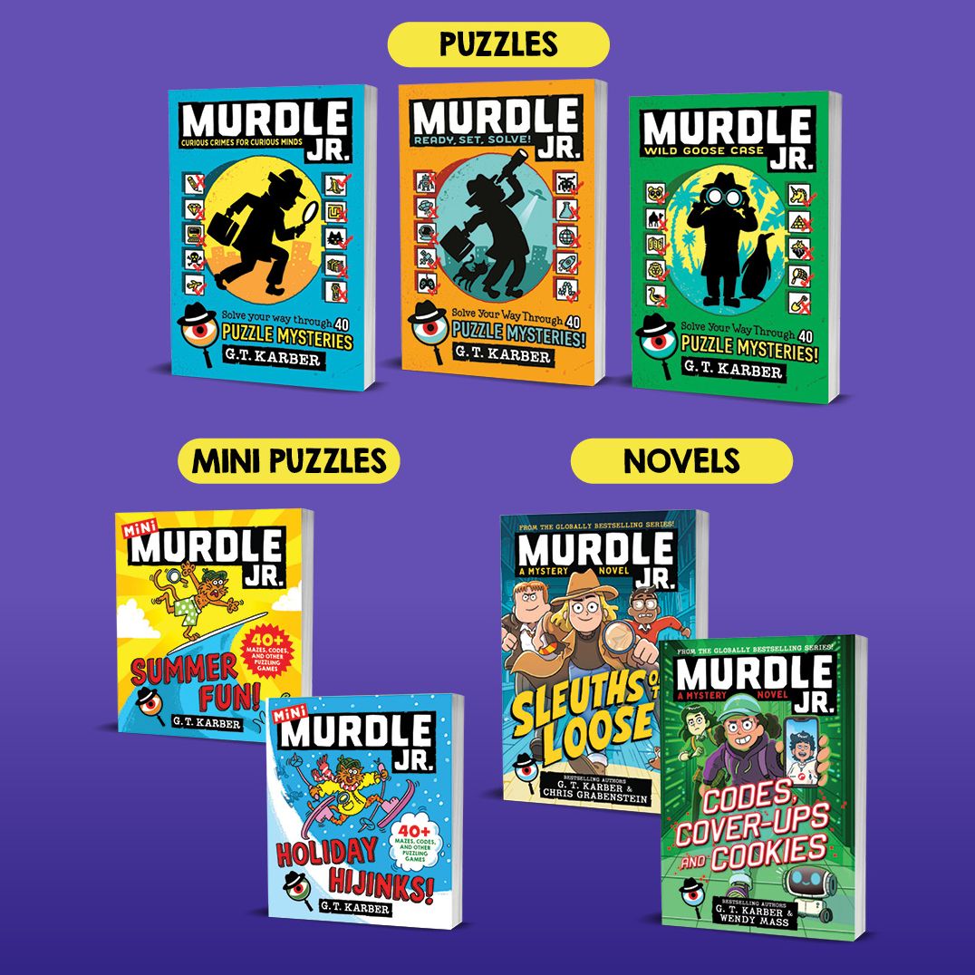 Murdle Jr.: Summer Fun!: 40+ Mazes, Codes, and Other Puzzling Games