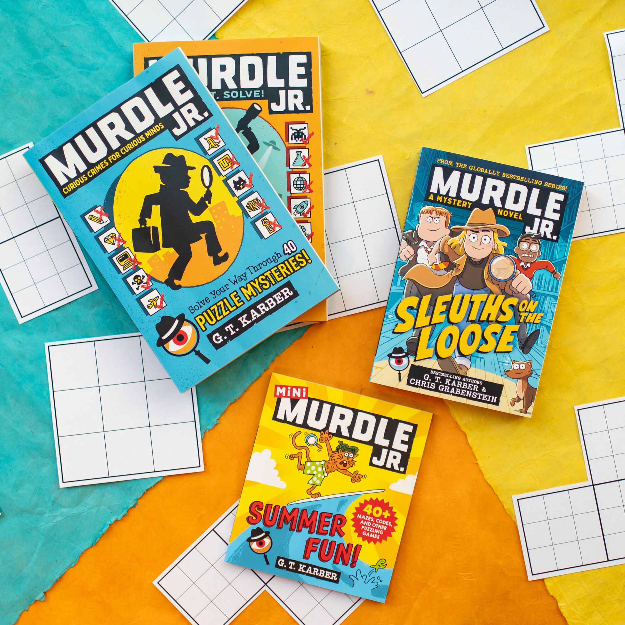 Murdle Jr.: Summer Fun!: 40+ Mazes, Codes, and Other Puzzling Games