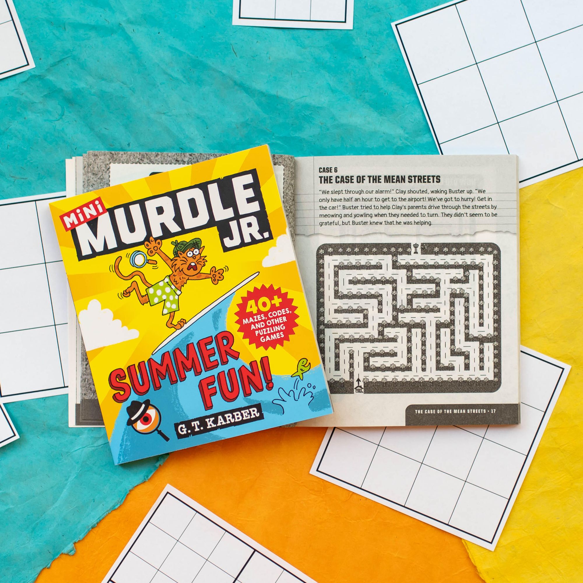 Murdle Jr.: Summer Fun!: 40+ Mazes, Codes, and Other Puzzling Games