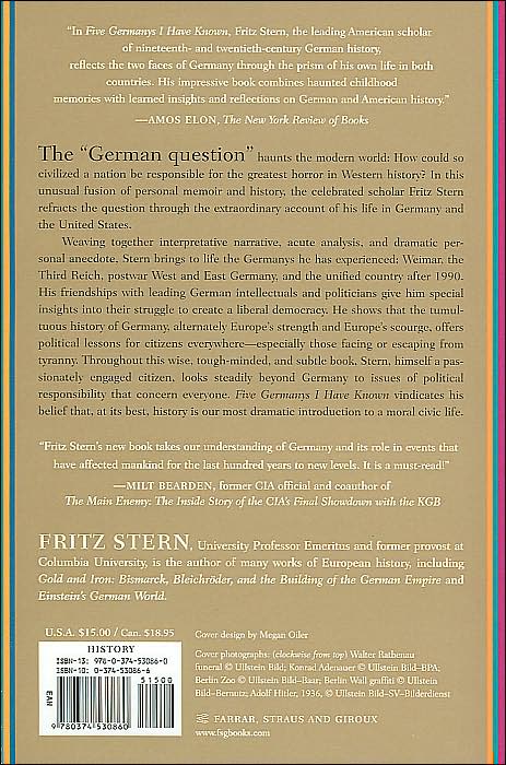 Five Germanys I Have Known: A History & Memoir