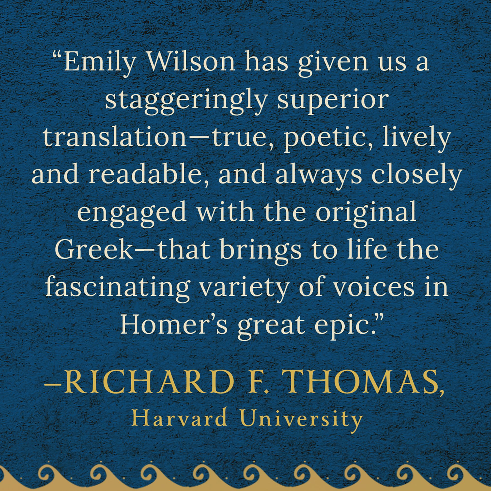 The Odyssey: Translated by Emily Wilson