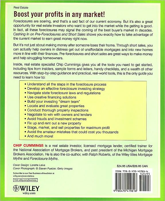 Cashing in on Pre-Foreclosures and Short Sales: A Real Estate Investor's Guide to Making a Fortune - Even in a down Market!