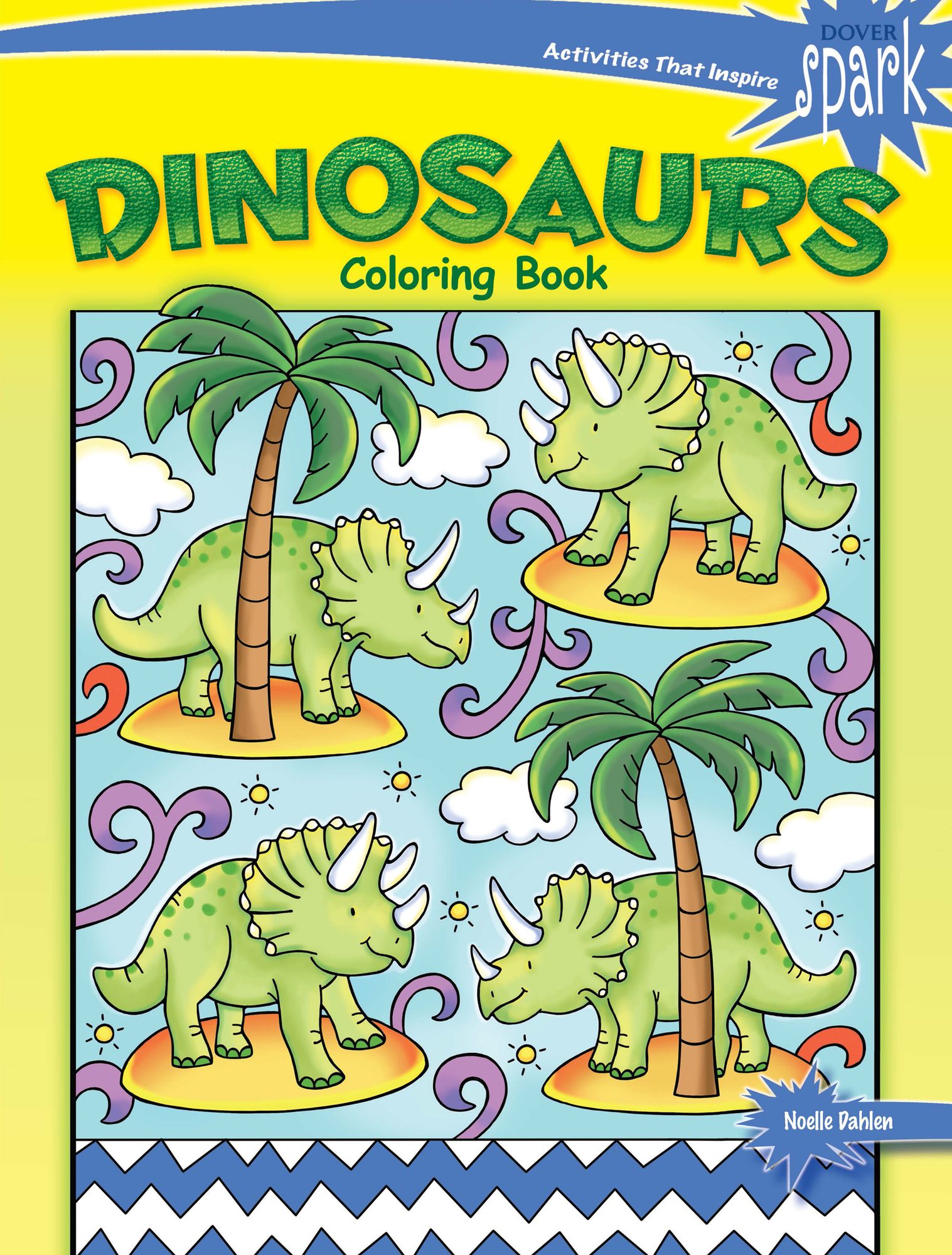 SPARK Dinosaurs Coloring Book