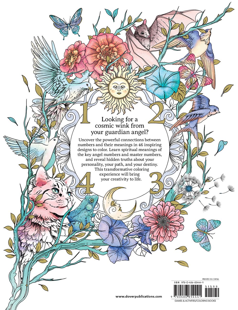 Angel Numbers Coloring Book: Discover the Wisdom of Numerology