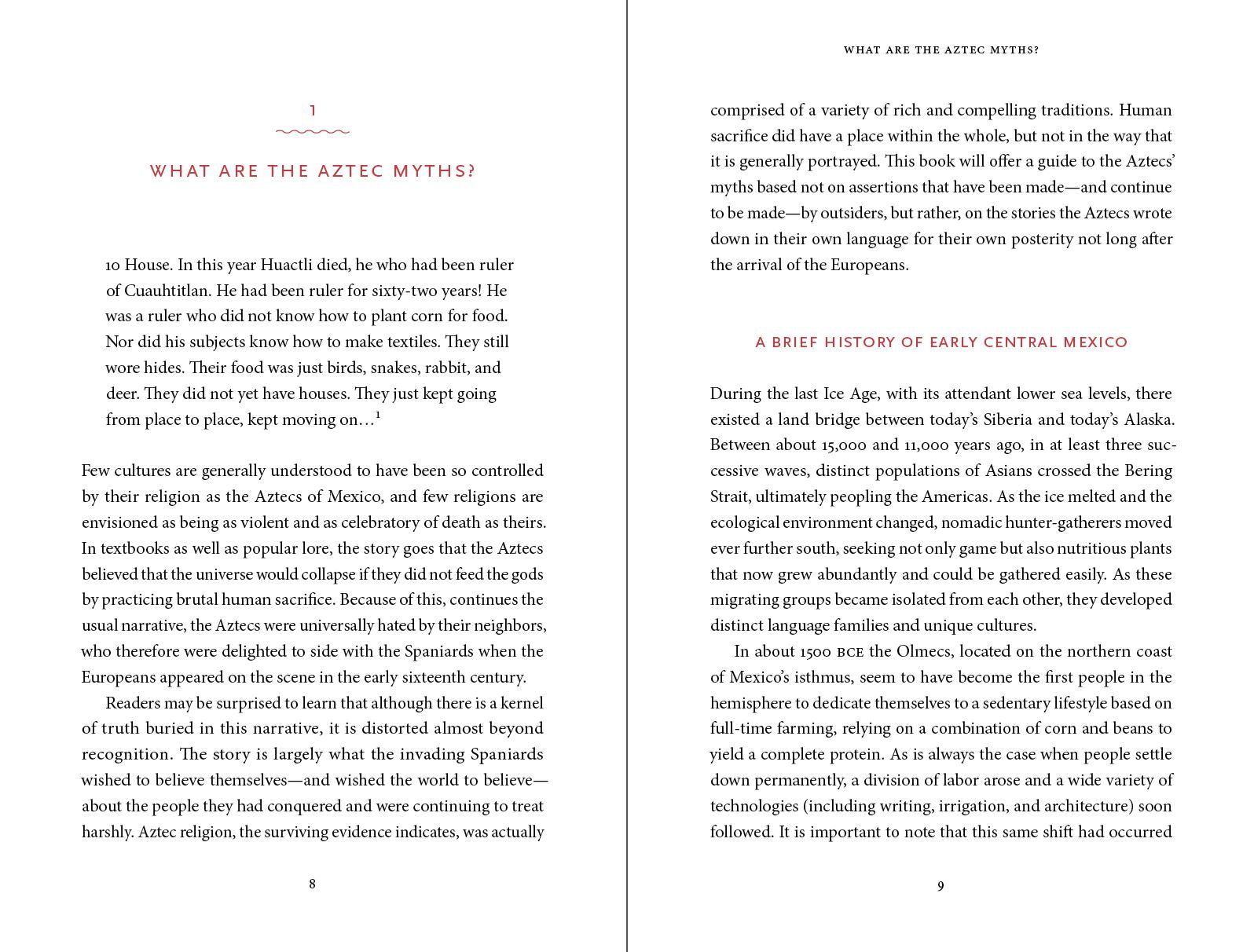 The Aztec Myths: A Guide to the Ancient Stories and Legends