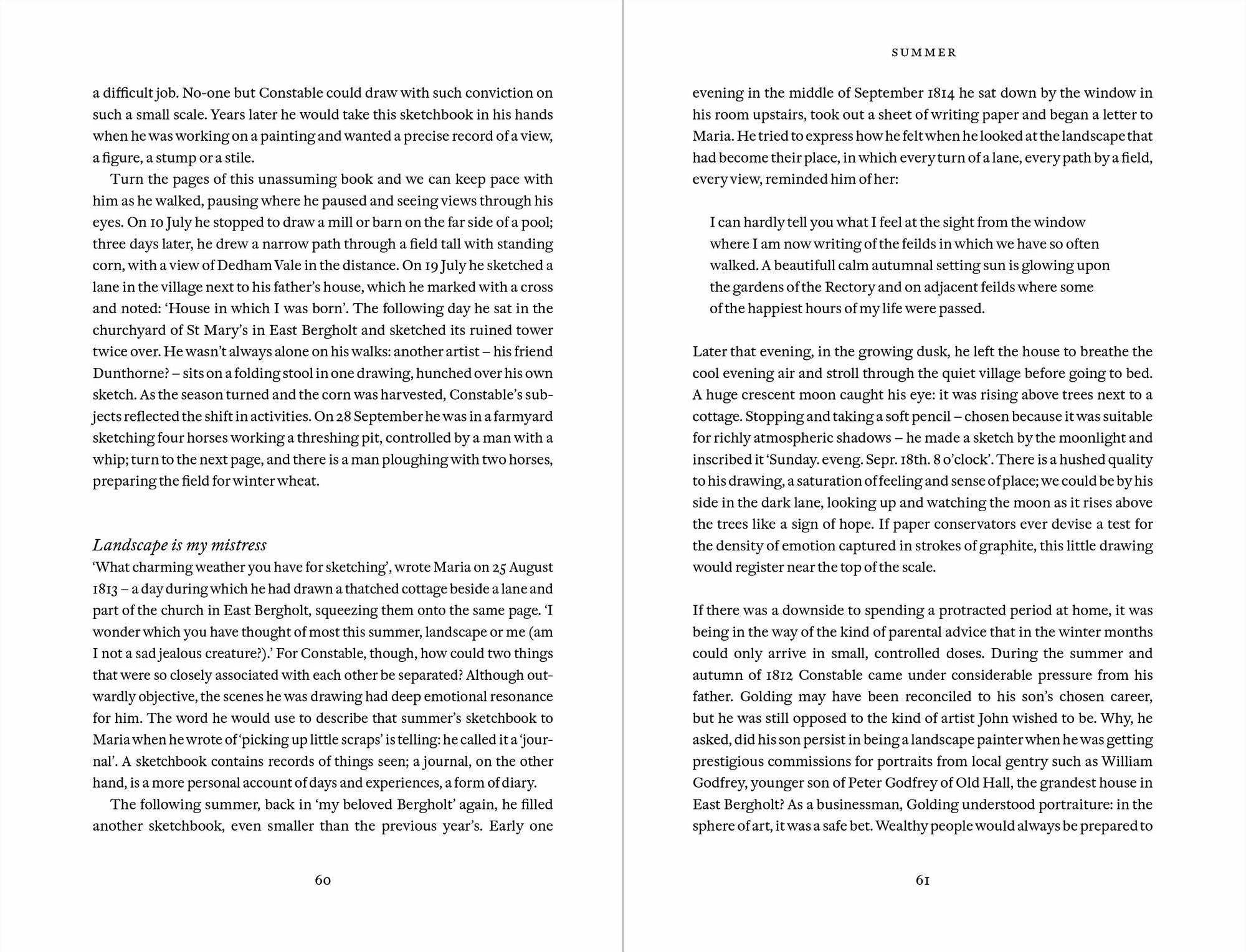 Constable's Year: An Artist in Changing Seasons