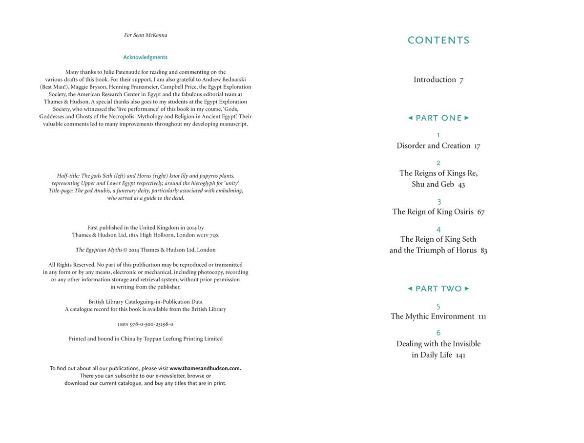 The Egyptian Myths: A Guide to the Ancient Gods and Legends