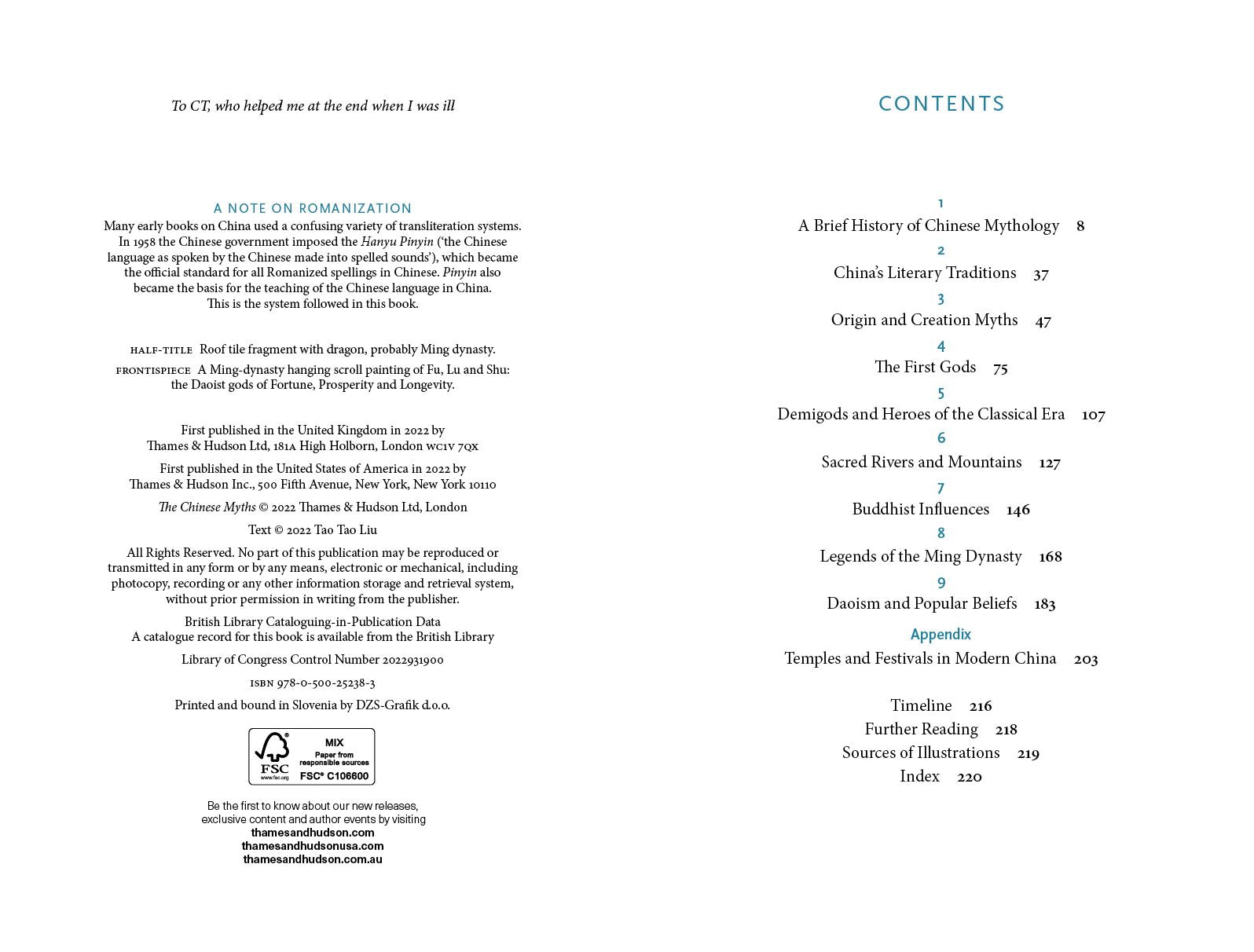 The Chinese Myths: A Guide to the Gods and Legends