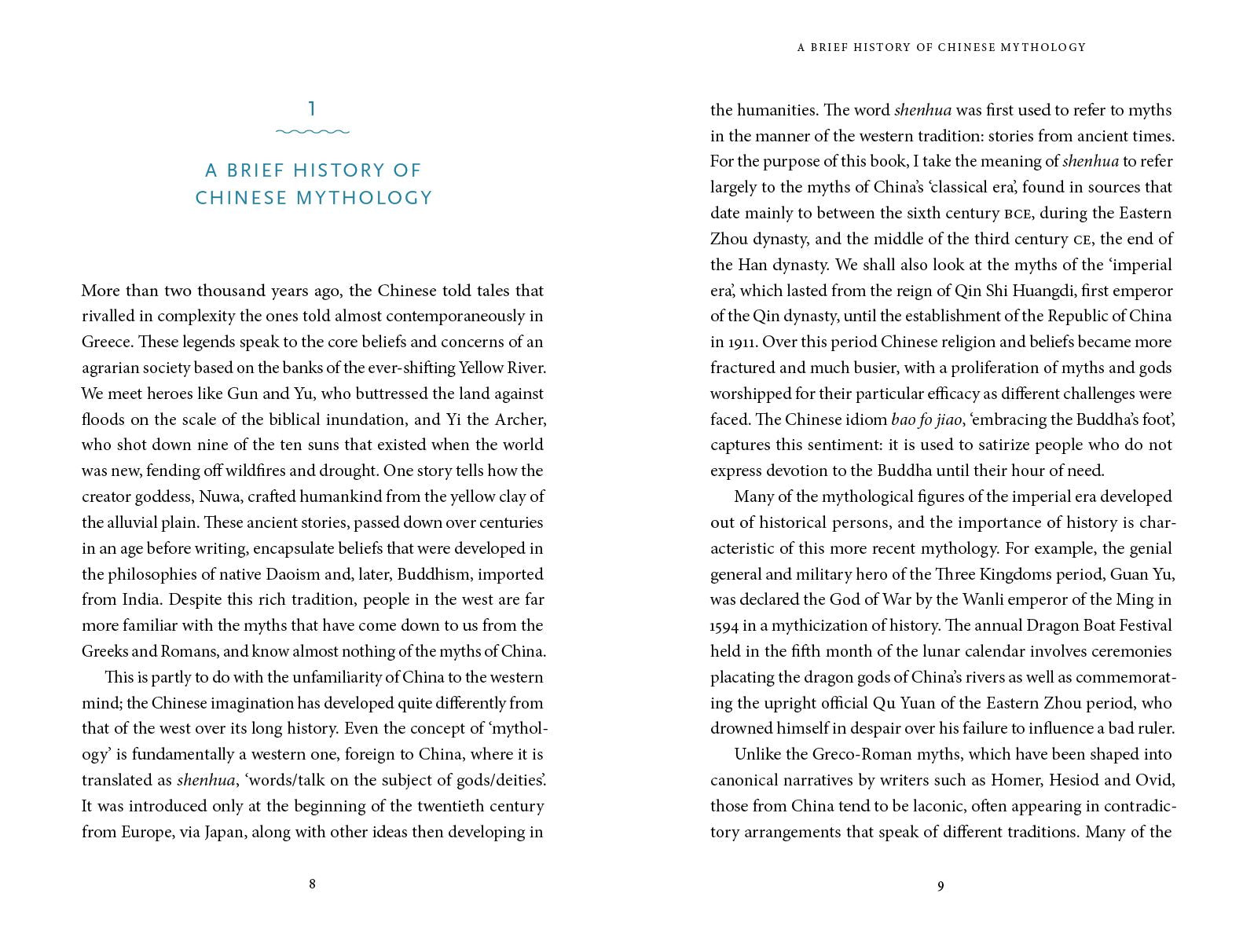 The Chinese Myths: A Guide to the Gods and Legends