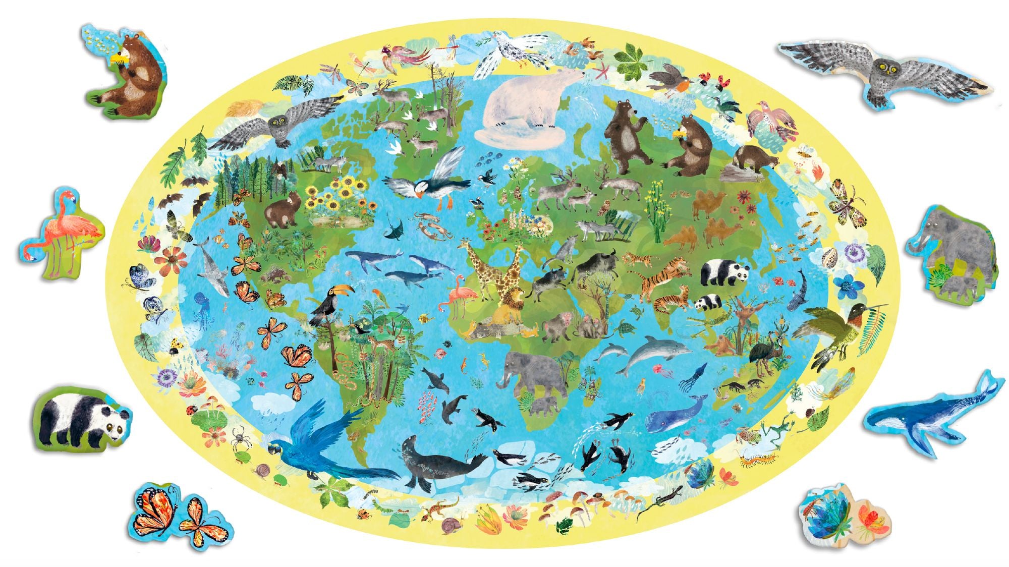 The Big Biodiversity Puzzle: A Shaped Jigsaw Puzzle