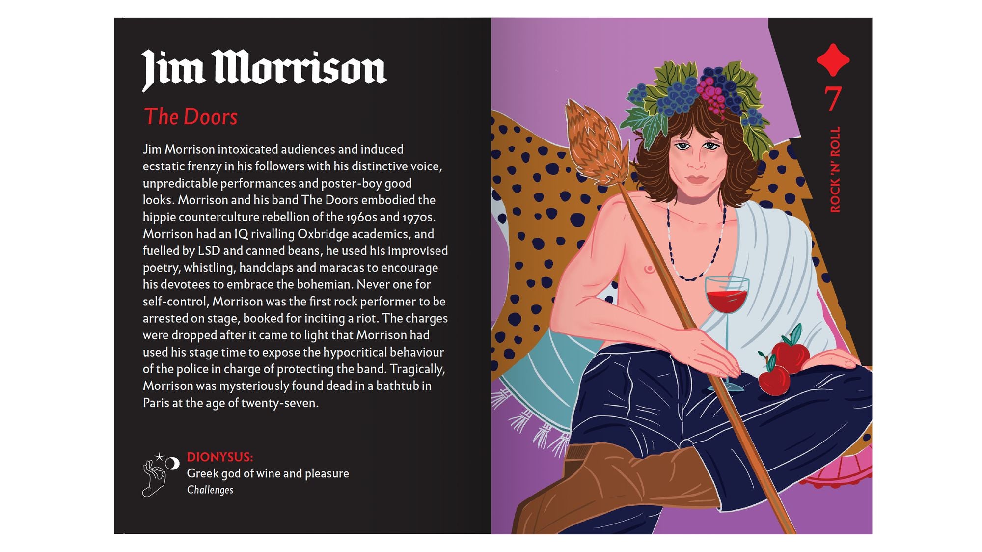 Rock Gods and Goddesses: Book and Playing Cards