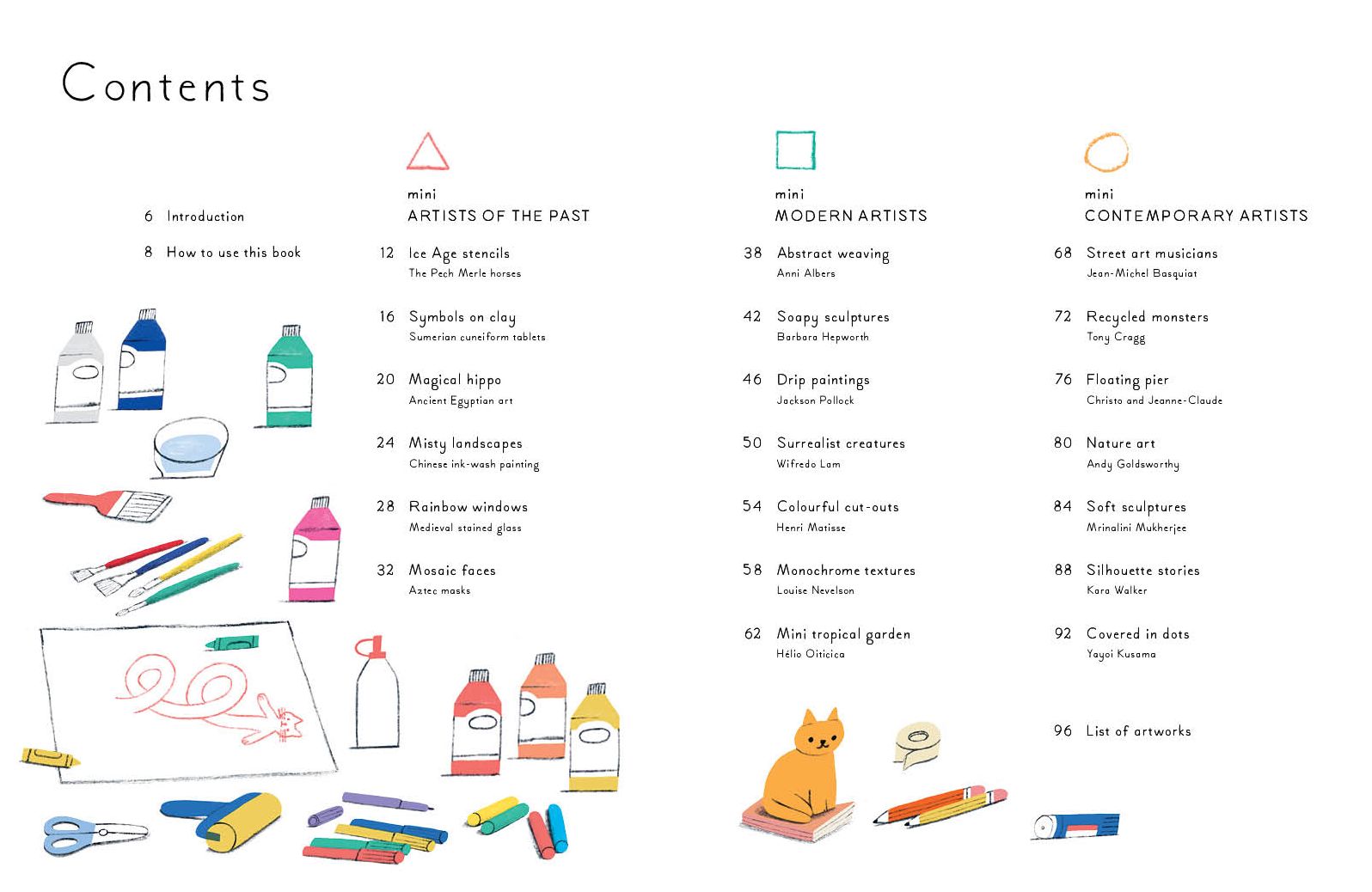 Mini Artists: 20 Projects Inspired by the Great Artists
