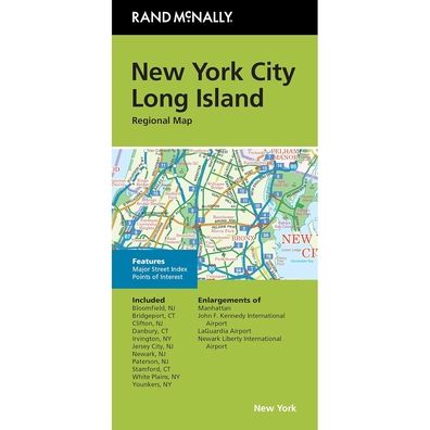 New York City/Long Island NY Regional Map