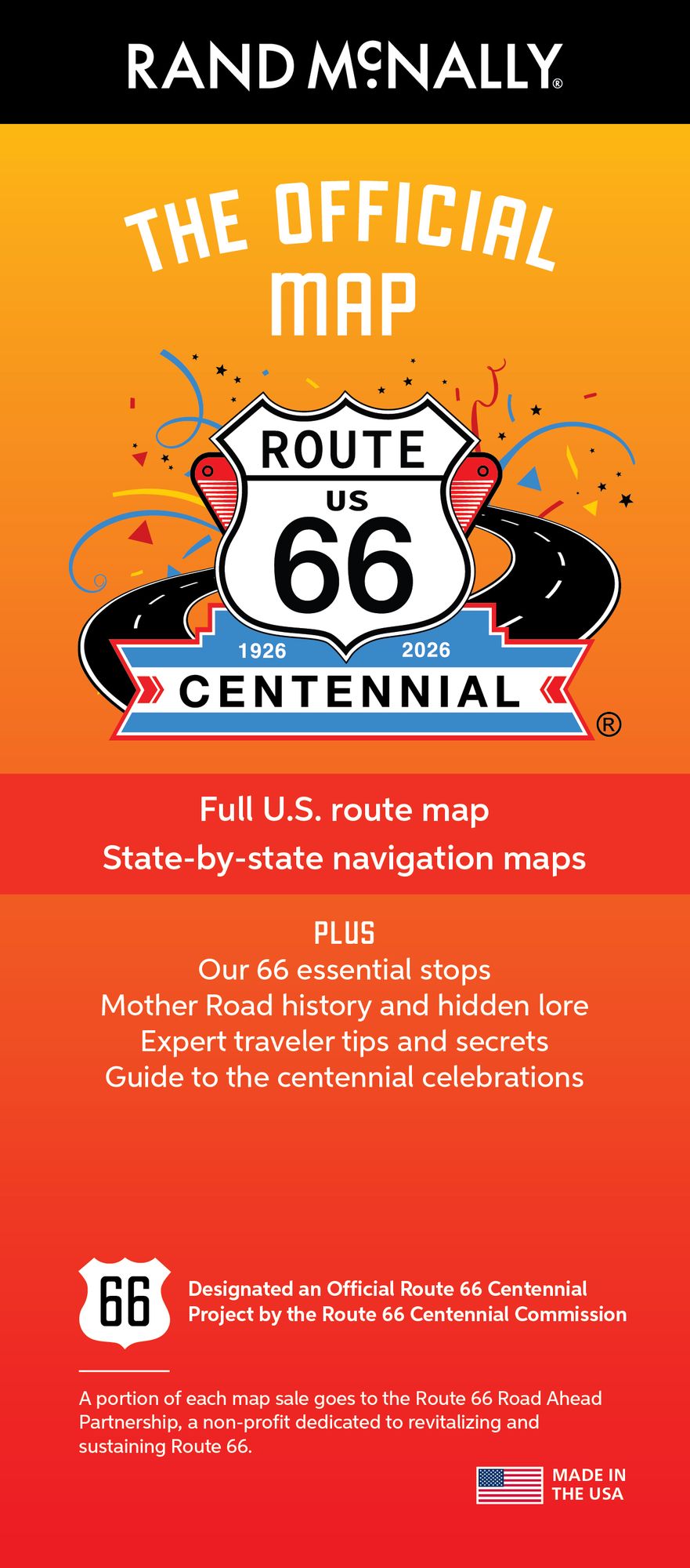 Rand McNally The Official Route 66 Centennial Map