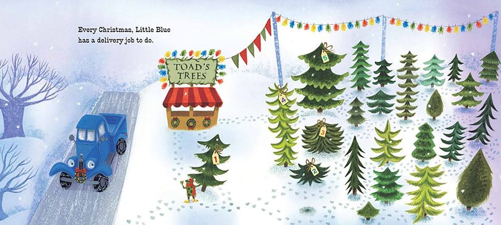 Little Blue Truck's Christmas: A Christmas Holiday Book for Kids