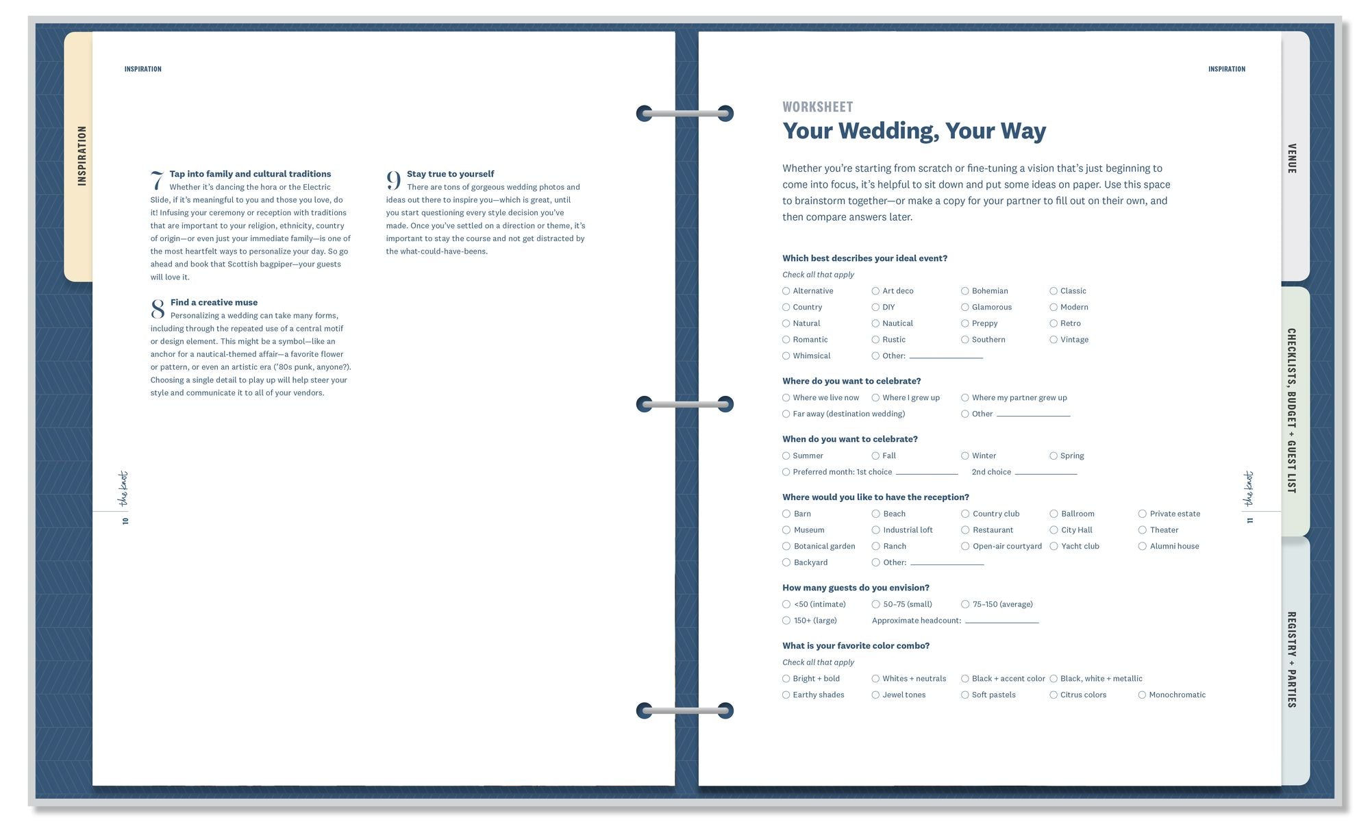 The Knot Ultimate Wedding Planner and Organizer, Revised and Updated [binder]: Worksheets, Checklists, Inspiration, Calendars, and Pockets