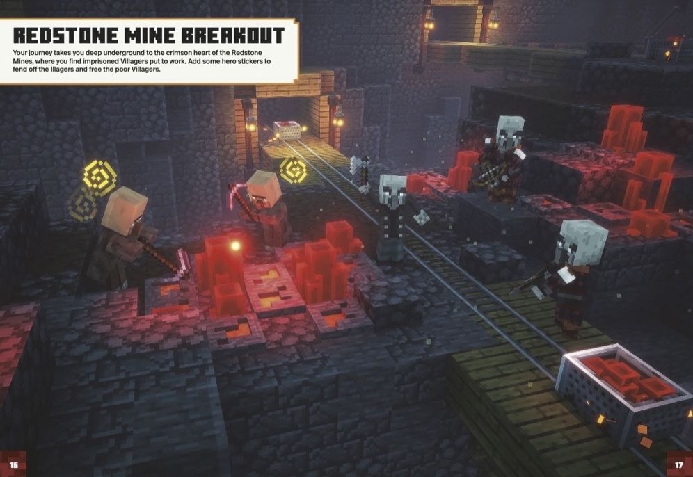 Minecraft Official Dungeons Sticker Book (Minecraft)
