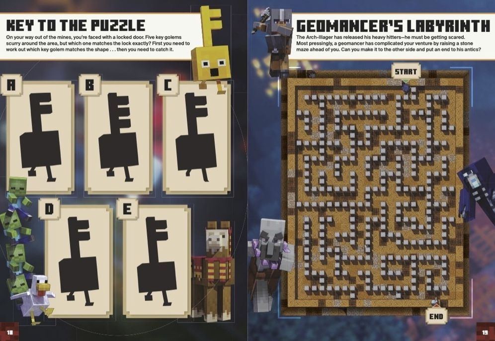 Minecraft Official Dungeons Sticker Book (Minecraft)
