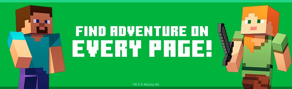 Minecraft Official Dungeons Sticker Book (Minecraft)