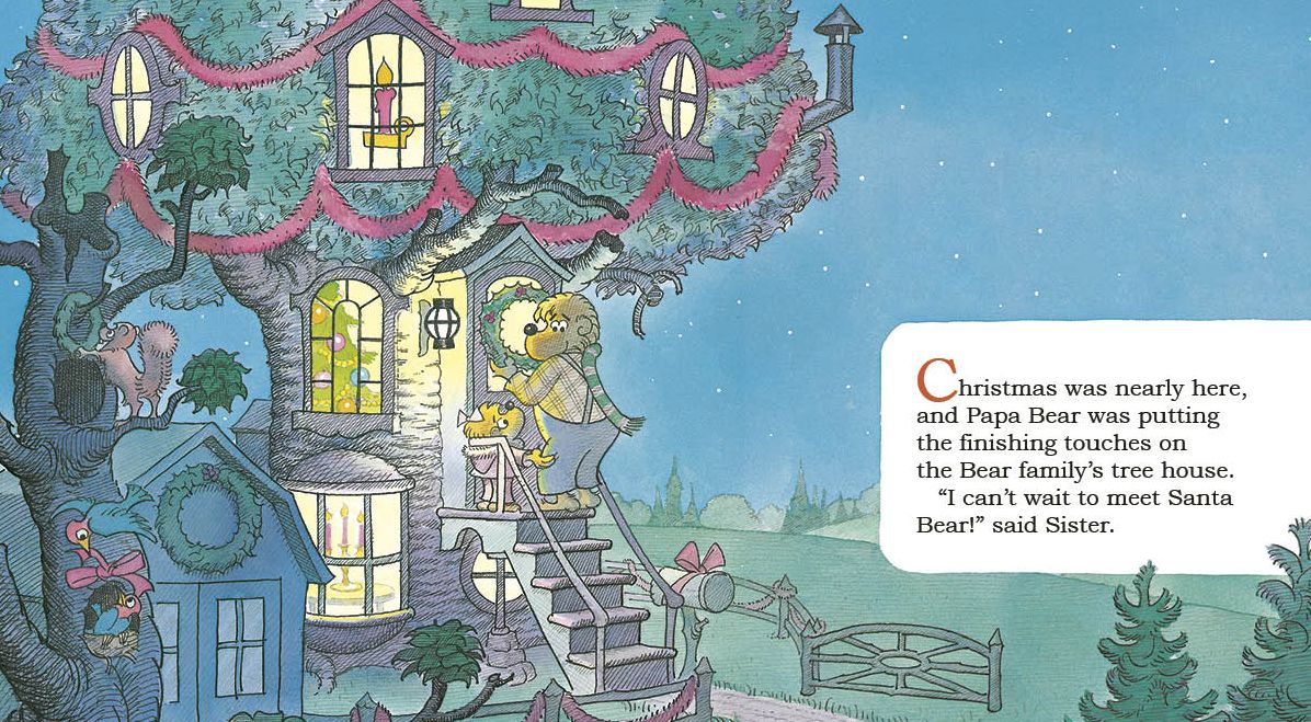 Santa Bear (The Berenstain Bears): A Christmas Board Book for Kids and Toddlers