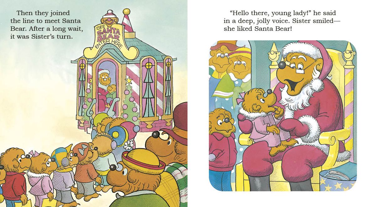 Santa Bear (The Berenstain Bears): A Christmas Board Book for Kids and Toddlers