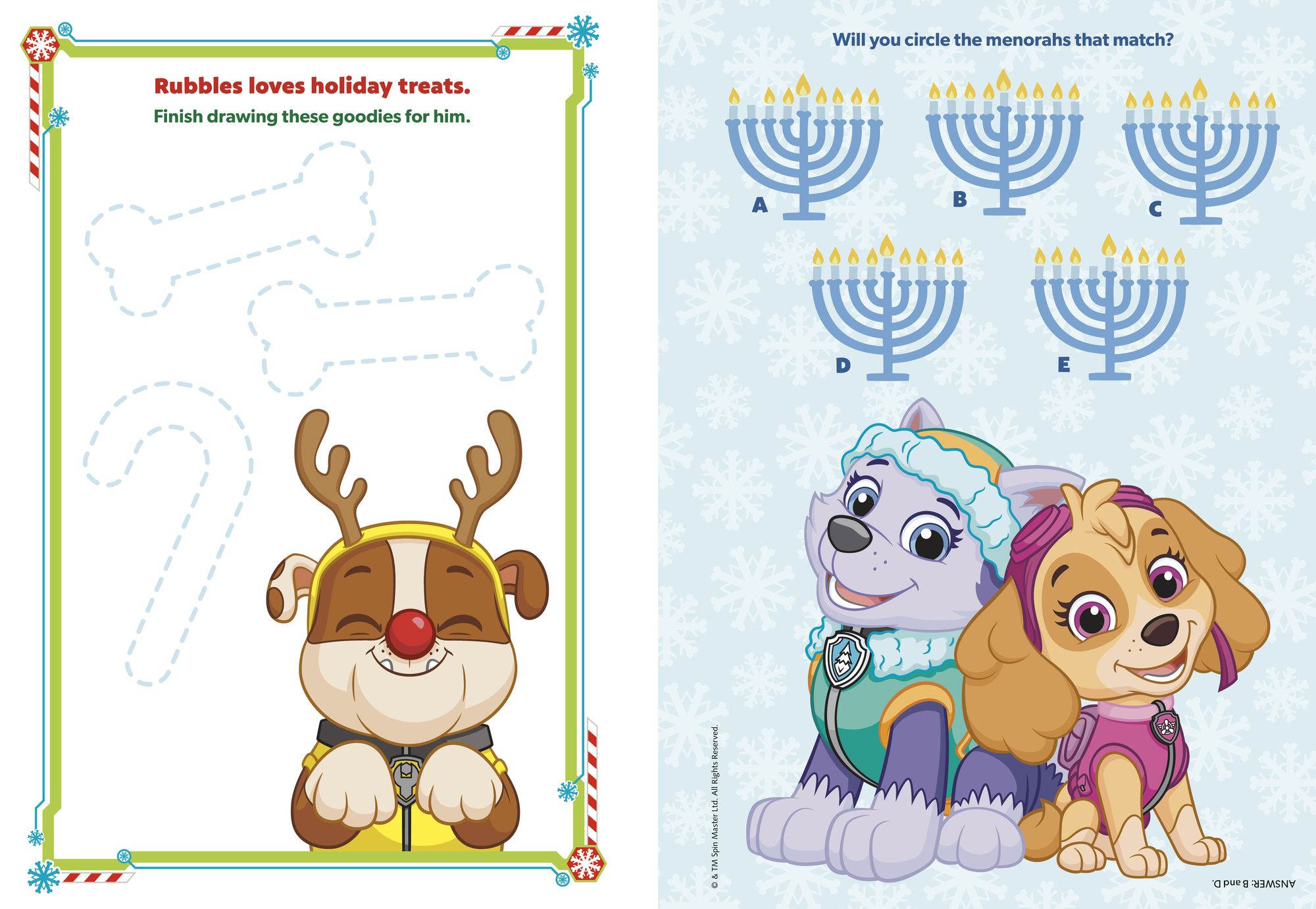 Pawsome Holiday Sticker Party! (PAW Patrol): A Holiday Book for Kids with Over 500 Stickers