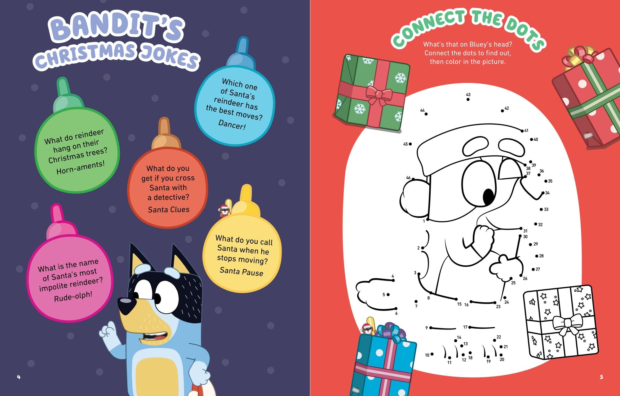 Bluey: Hooray, It's Christmas!: A Sticker & Activity Book