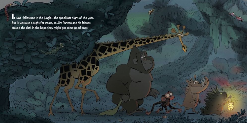 Grumpy Monkey Don't Be Scared: Includes Scary Stickers