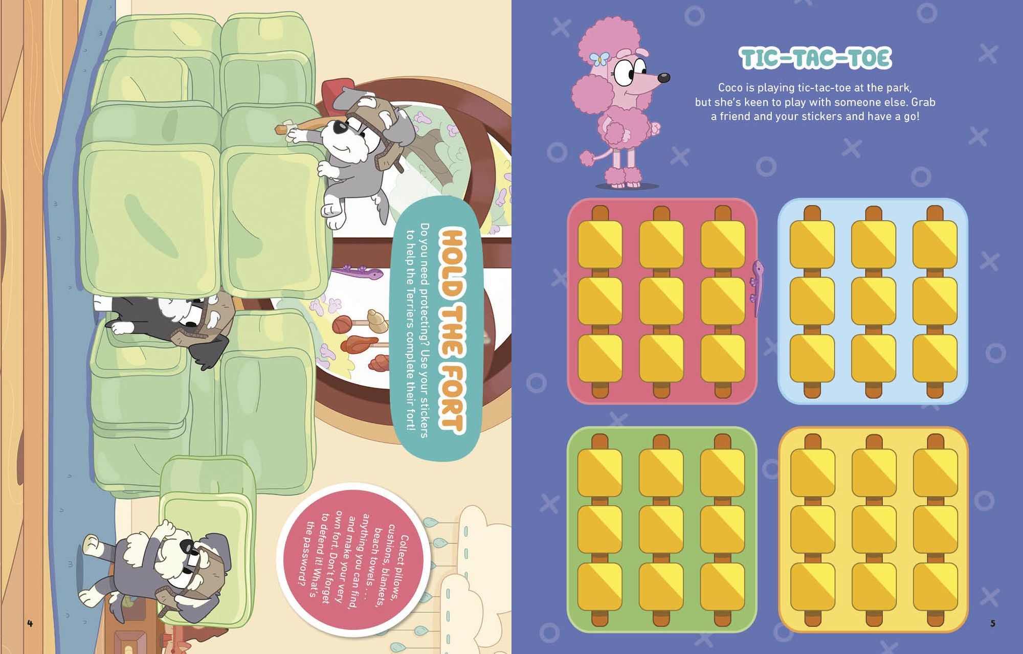 Bluey and Friends: A Sticker & Activity Book