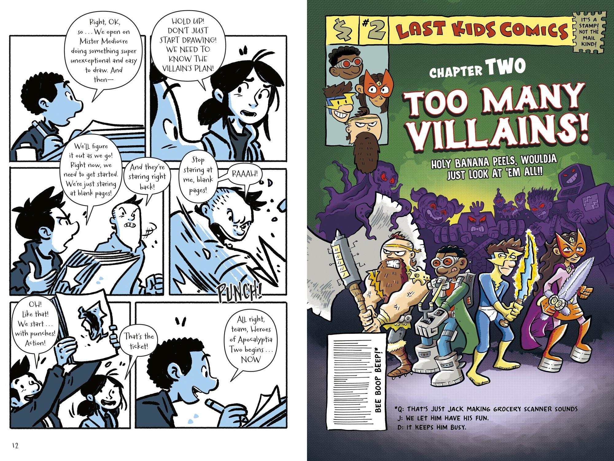 The Last Comics on Earth: Too Many Villains!: From the Creators of The Last Kids on Earth