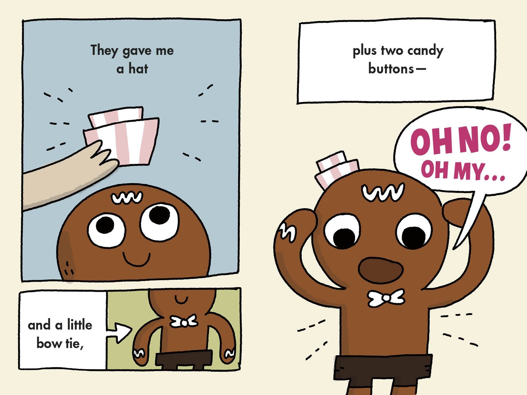 The Gingerbread Man: Buttons on the Loose: A Graphic Novel