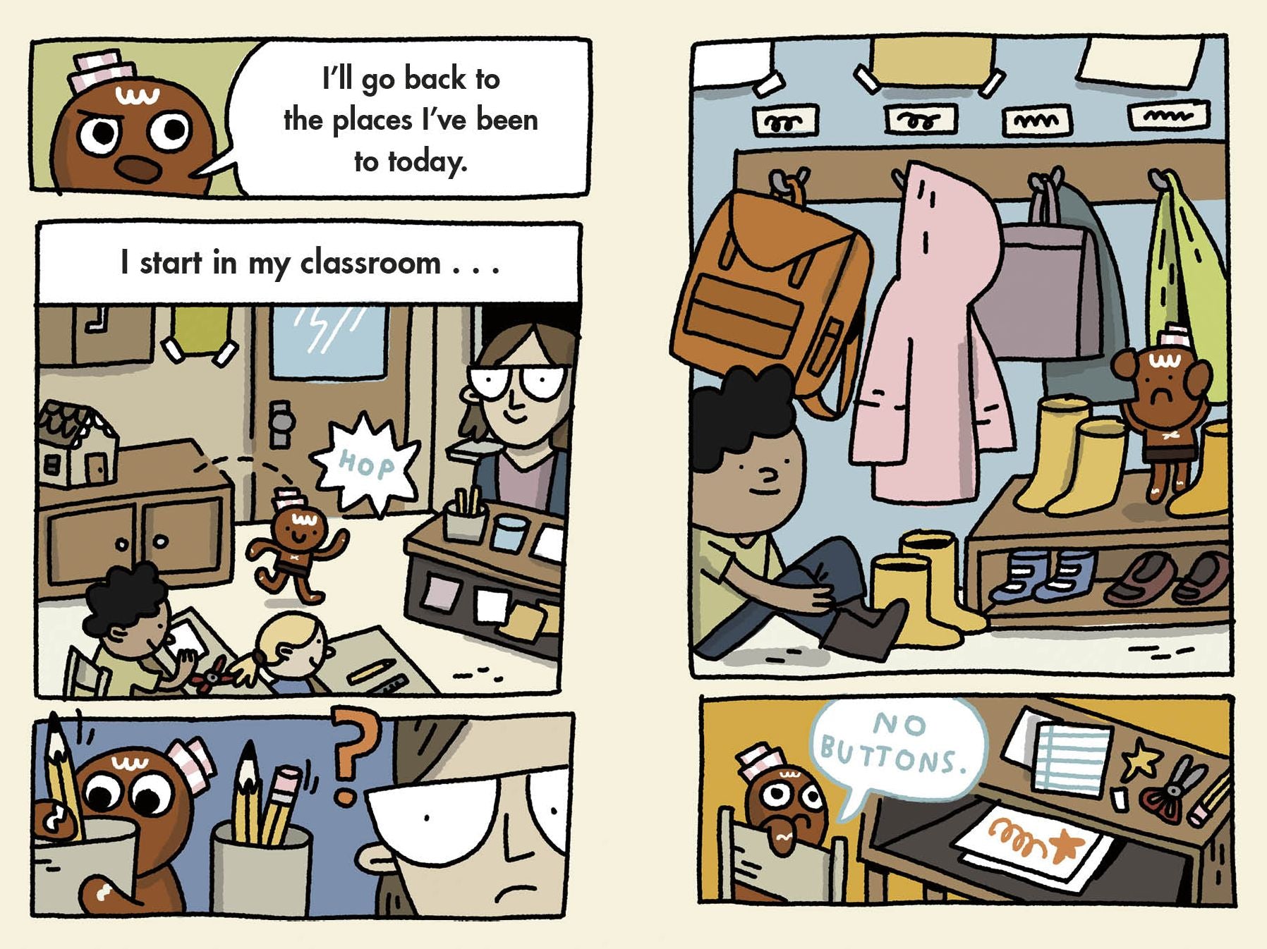 The Gingerbread Man: Buttons on the Loose: A Graphic Novel