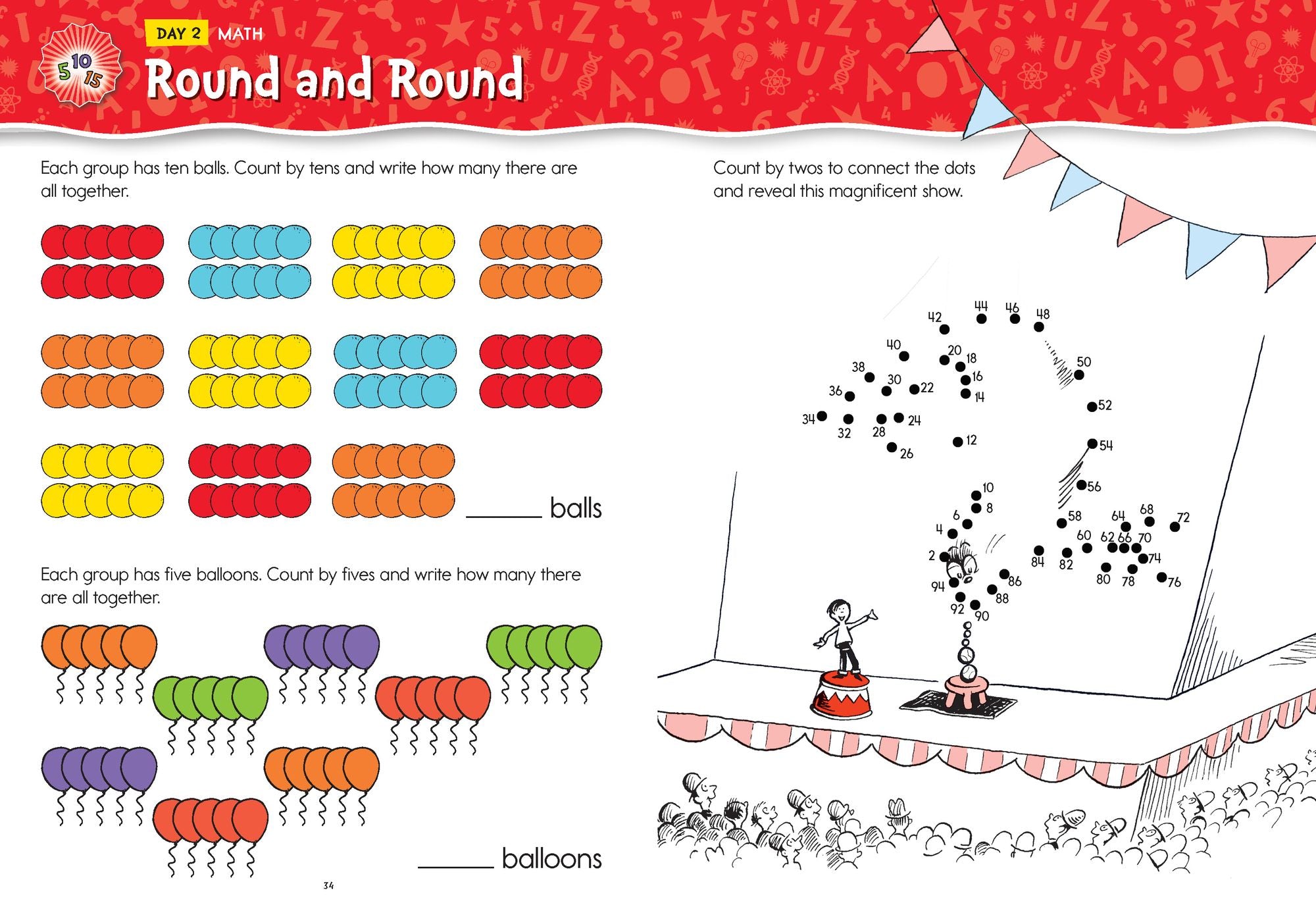 Summer with Seuss Workbook: Grades 1-2