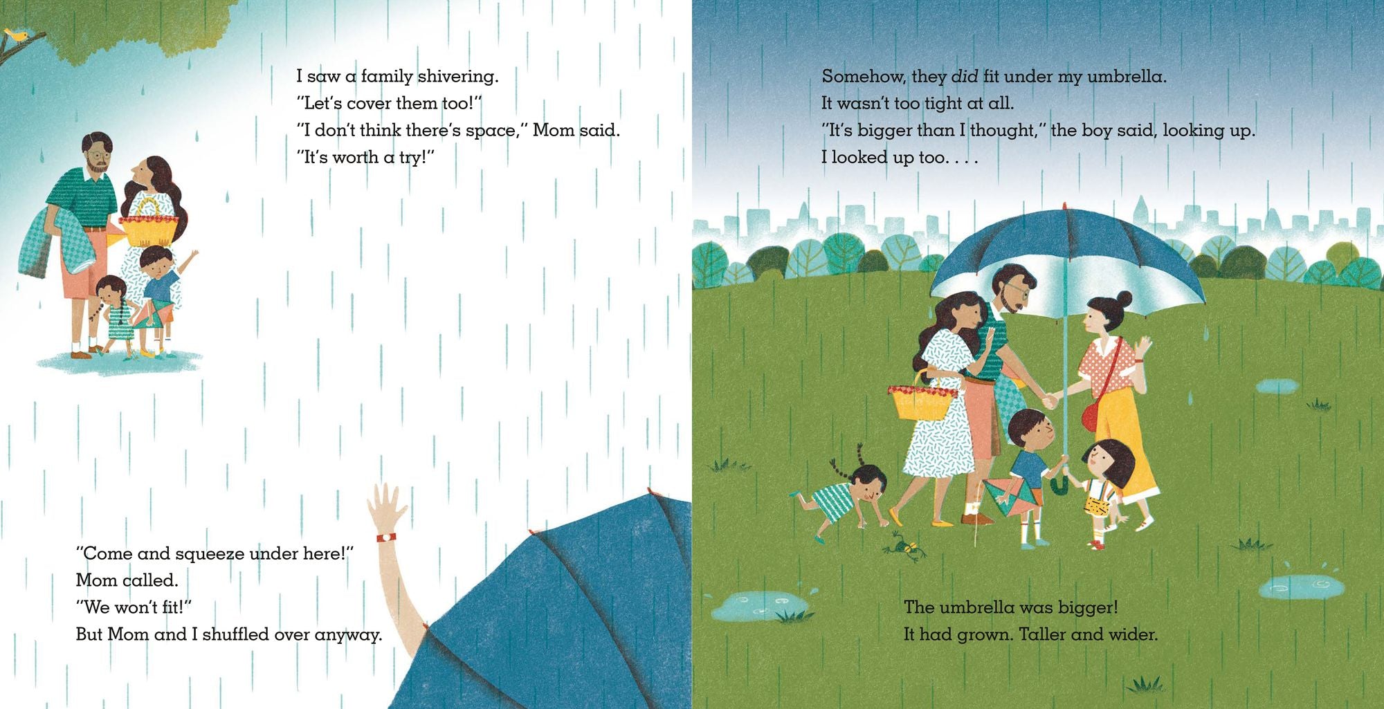 The Blue Umbrella