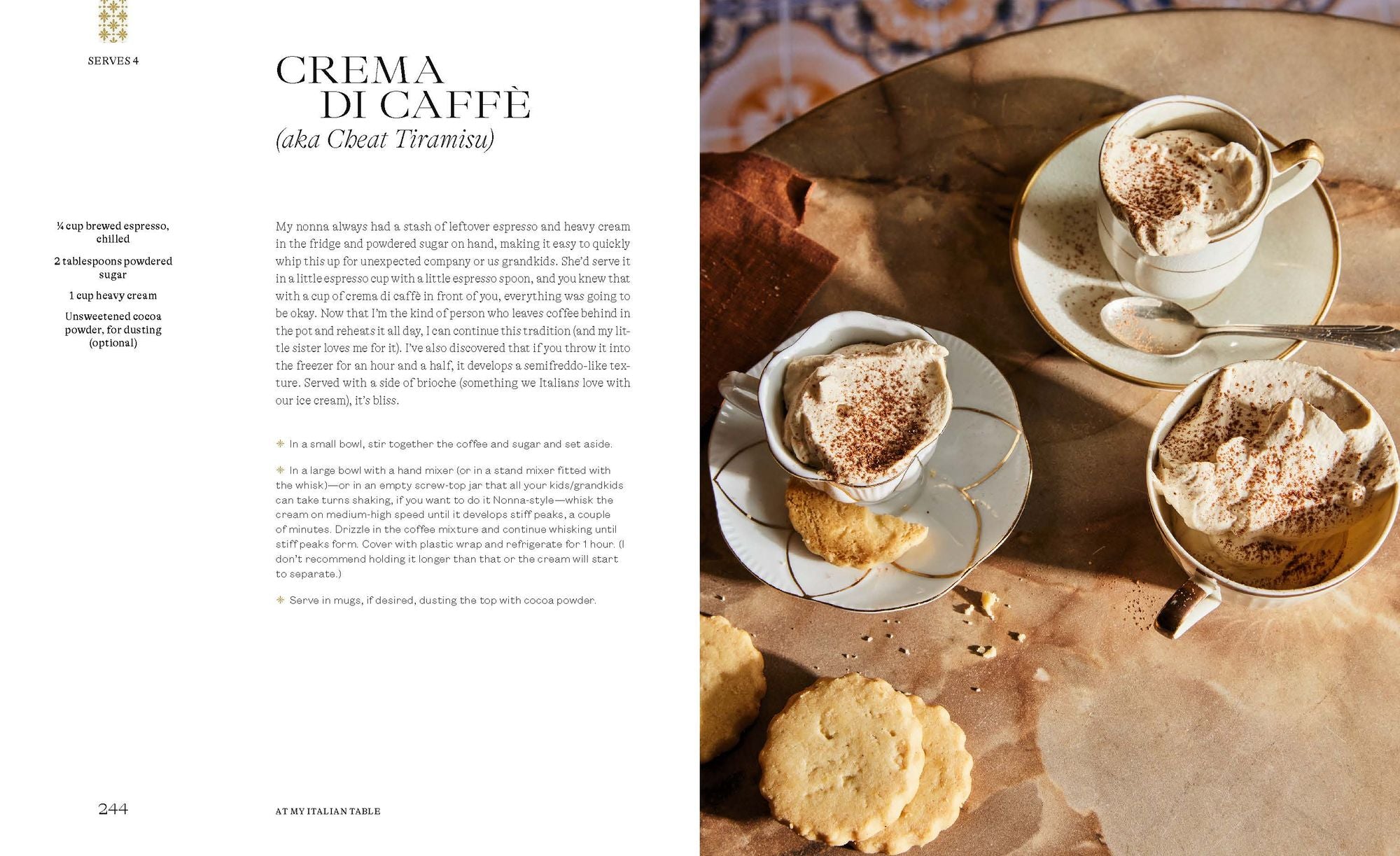 At My Italian Table: Family Recipes from My Cucina to Yours: A Cookbook