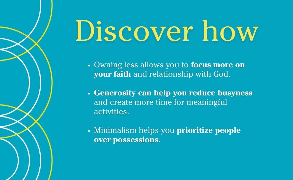 Uncluttered Faith: Own Less, Love More, and Make an Impact in Your World: A Minimalist Book