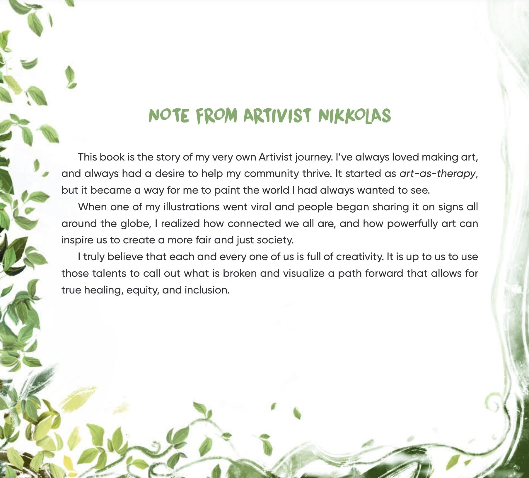 The Artivist