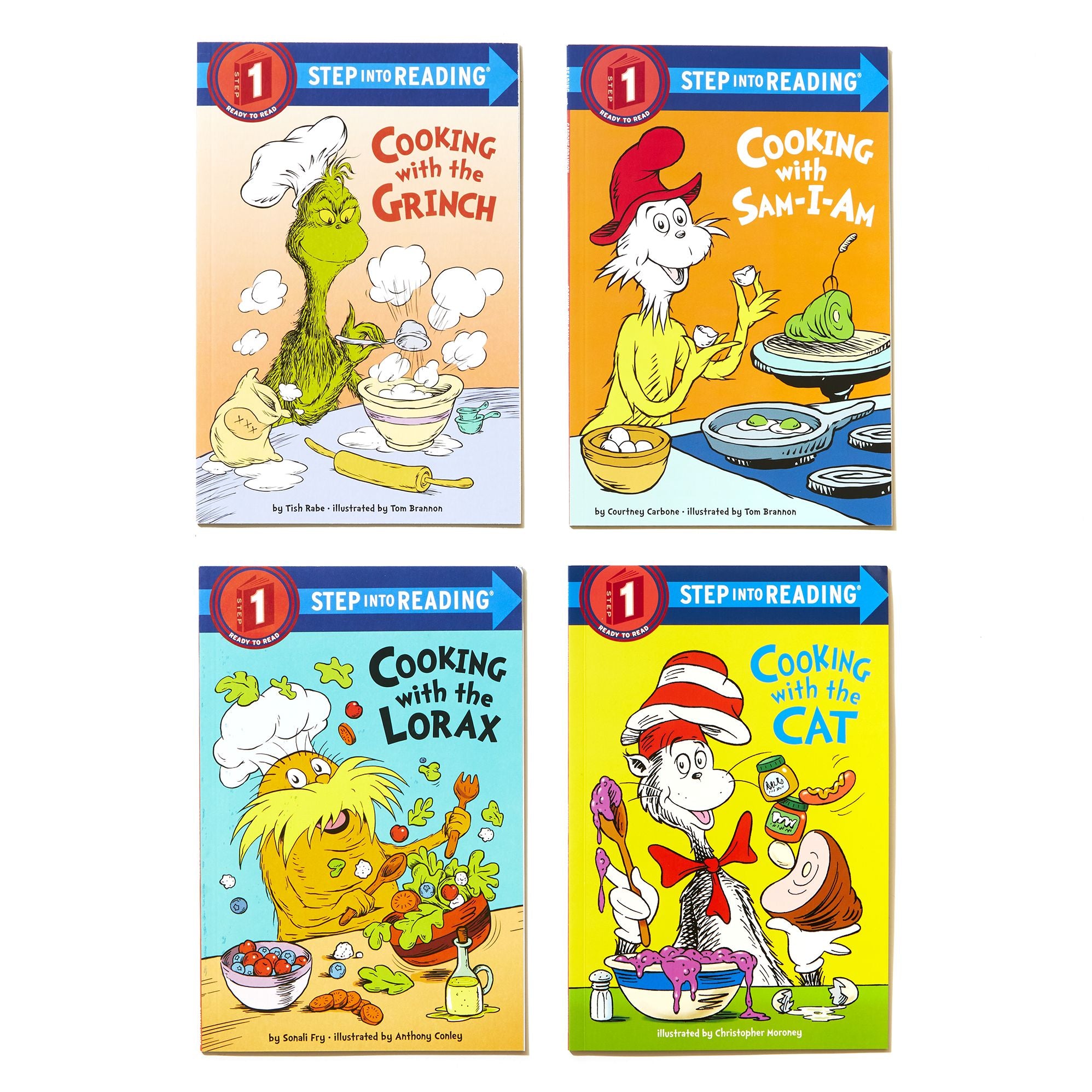Cooking with Dr. Seuss Step into Reading Box Set: Cooking with the Cat; Cooking with the Grinch; Cooking with Sam-I-Am; Cooking with the Lorax