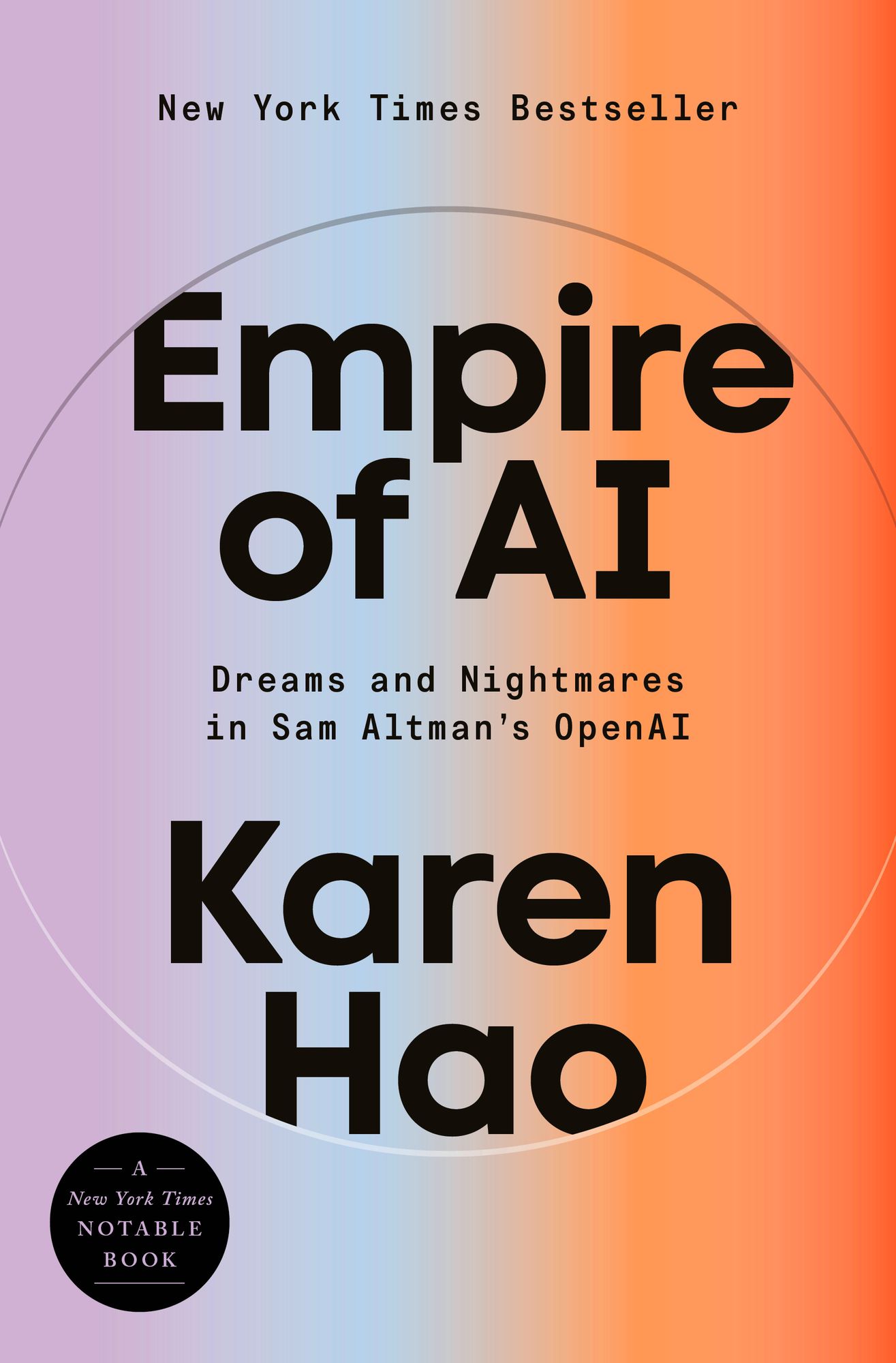 Empire of AI: Dreams and Nightmares in Sam Altman's OpenAI