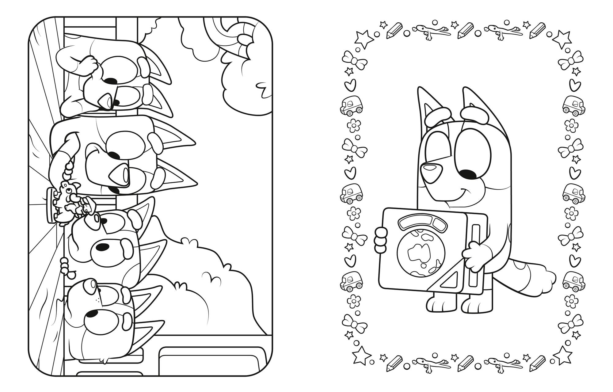 Bluey: Fun and Games: A Coloring Book