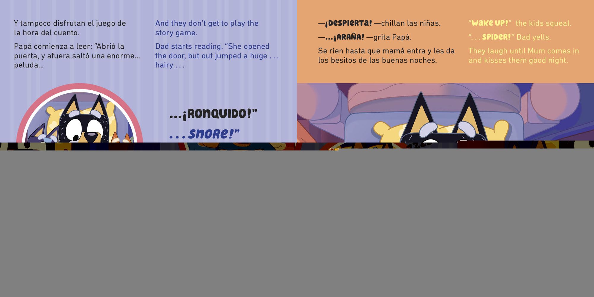 Bluey: Good Night, Fruit Bat/Buenas noches, murciélago: Un libro bilingüe