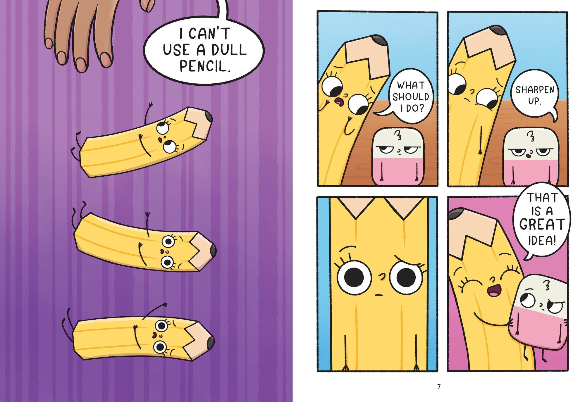 Pencil & Eraser: We Have a Dull-Emma!: An Early Reader Graphic Novel