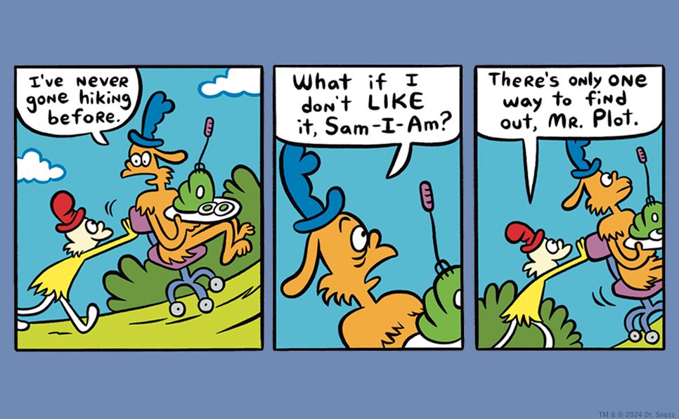 Dr. Seuss Graphic Novel: Green Eggs and Ham Take a Hike: A Green Eggs and Ham Story