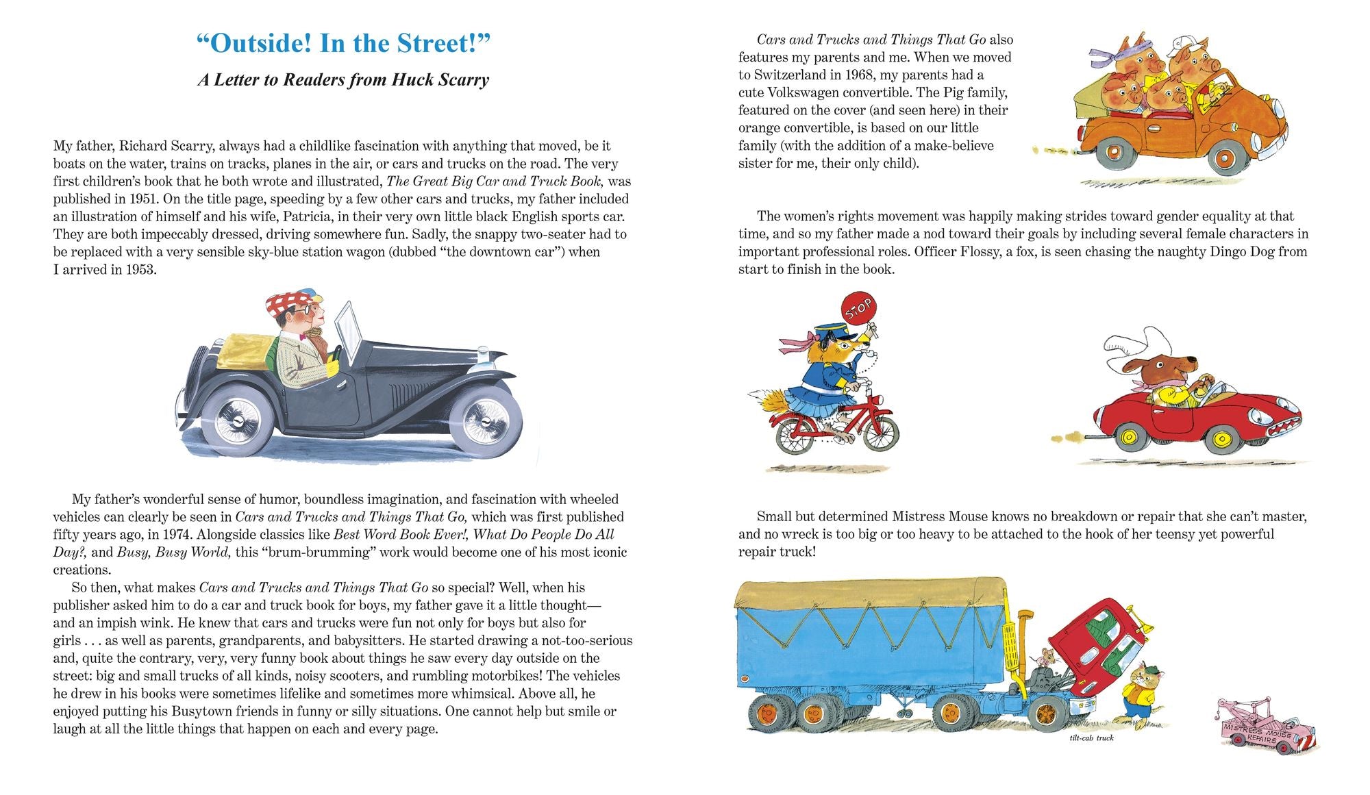 Richard Scarry's Cars and Trucks and Things That Go: 50th Anniversary Edition