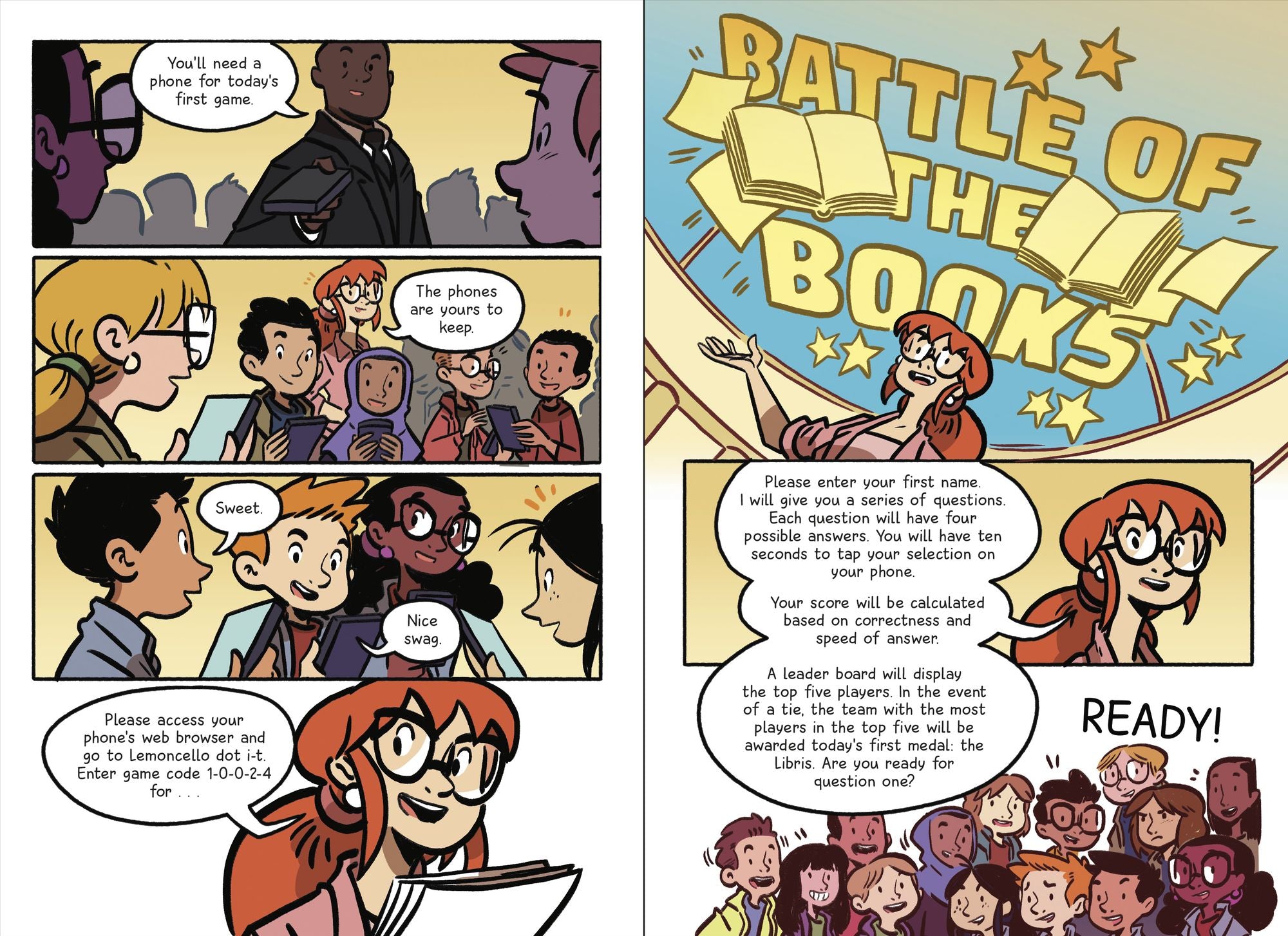 Mr. Lemoncello's Library Olympics: The Graphic Novel
