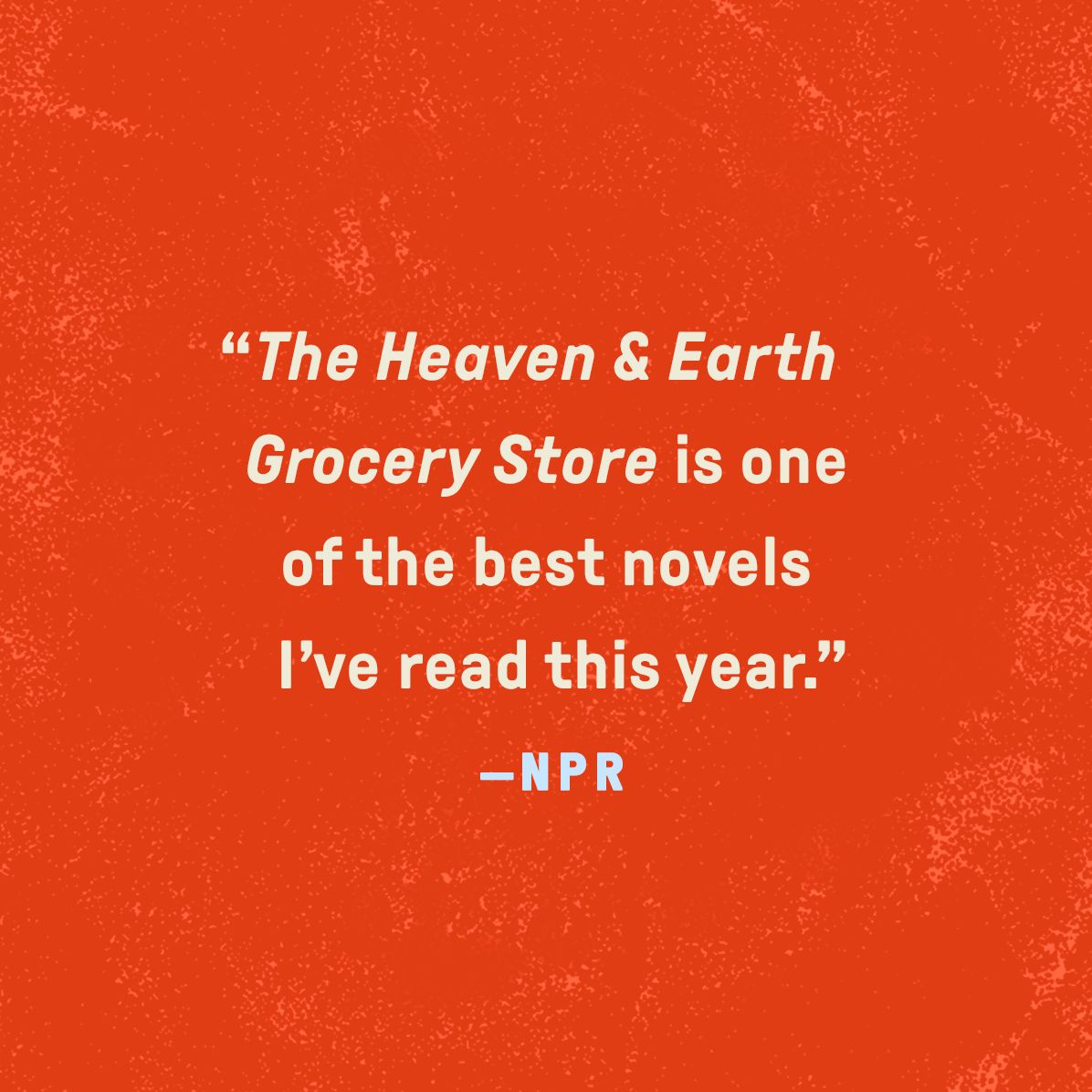 The Heaven & Earth Grocery Store (2023 B&N Book of the Year)